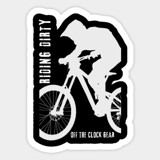 Mountain Bike, Riding Dirty Sticker